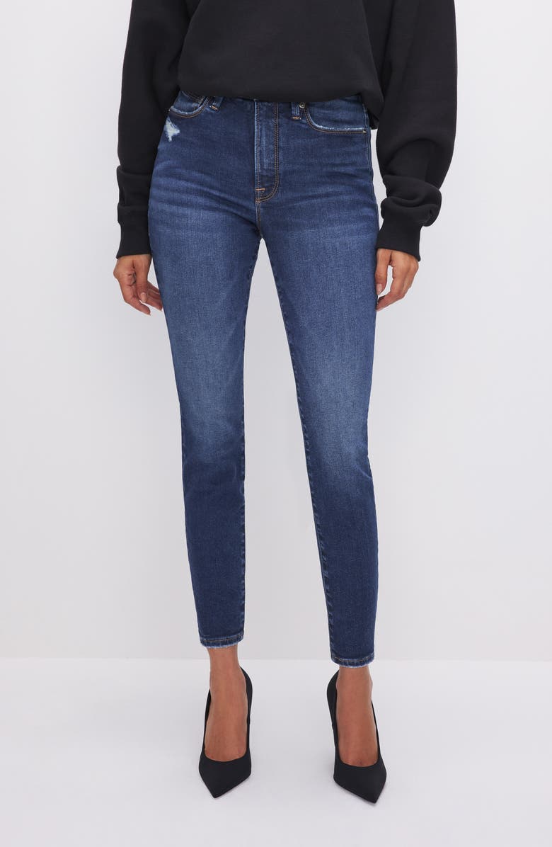 Good American Always Fit Good Legs Crop Skinny Jeans, Main, color,
