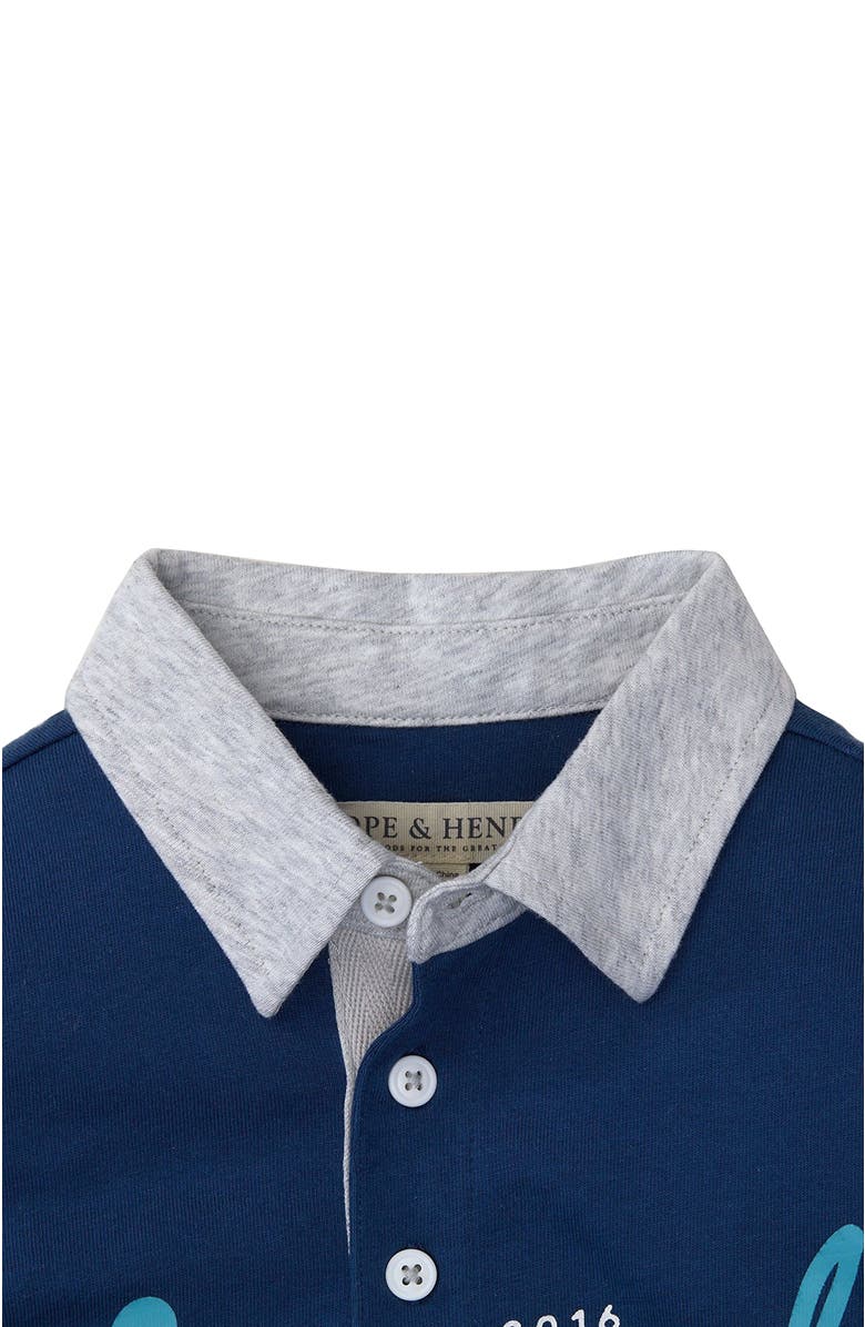 Hope & Henry Boys' Graphic Polo, Kids, Alternate, color, Blue