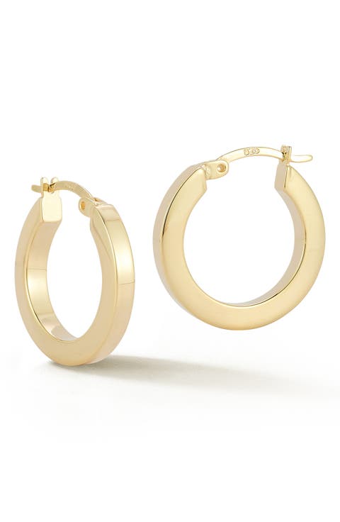 Tube Hoop Earrings