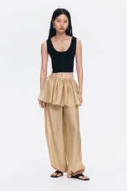 H&M Skirt-layered Balloon Trousers