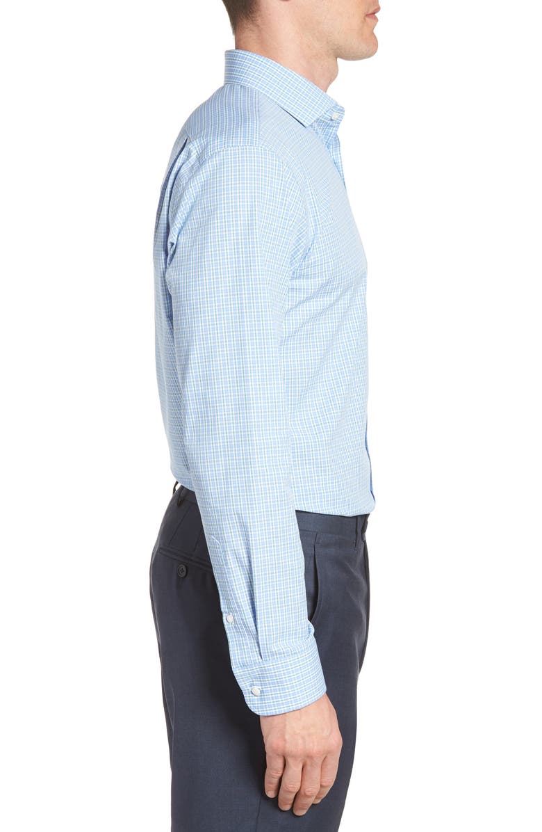 1901 Trim Fit Plaid Dress Shirt, Alternate, color, 