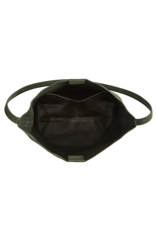 Mansur Gavriel Everyday Cabas Suede Hobo Bag In Green