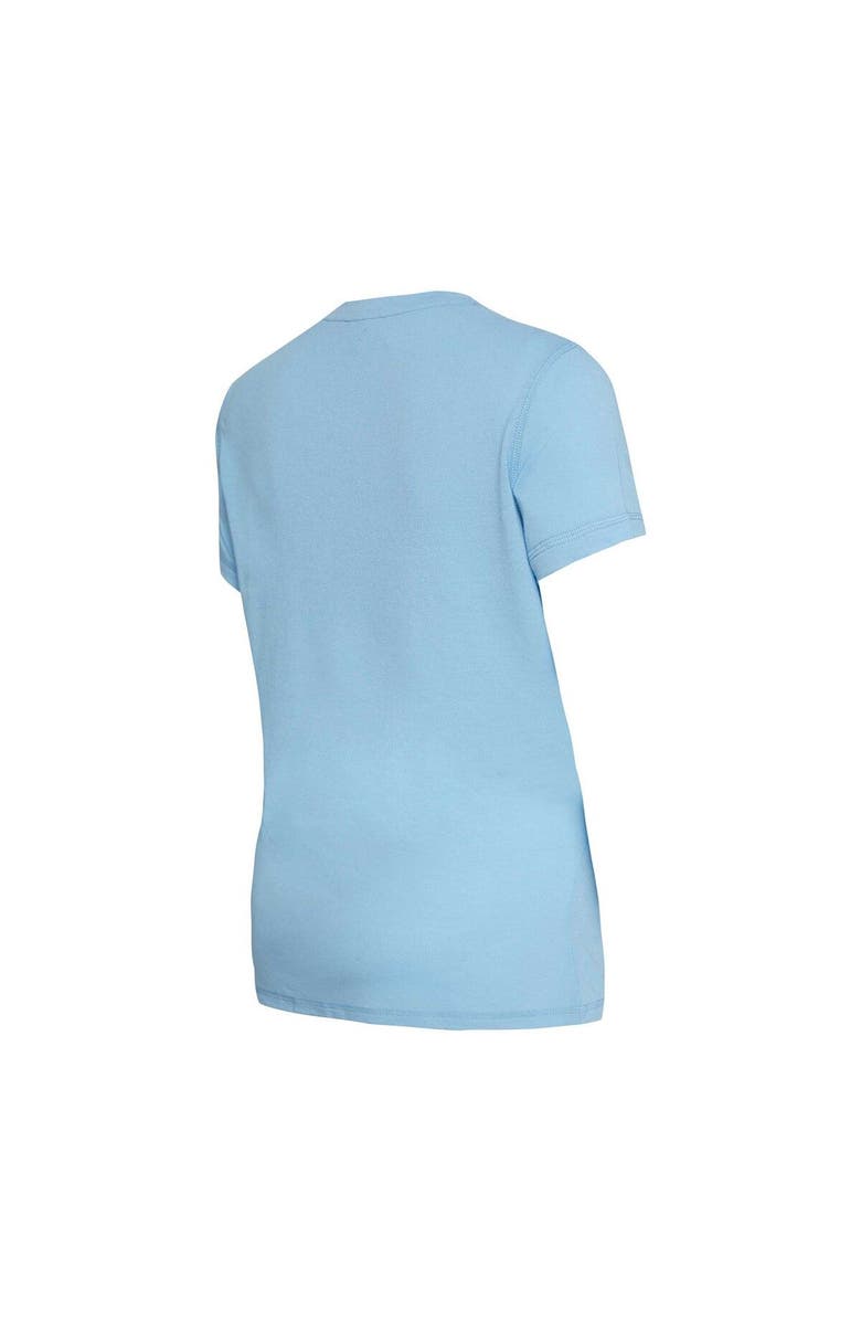 CONCEPTS SPORT Women's Concepts Sport Carolina Blue/Navy North Carolina Tar Heels Arctic T-Shirt & Flannel Pants Sleep Set, Alternate, color, 