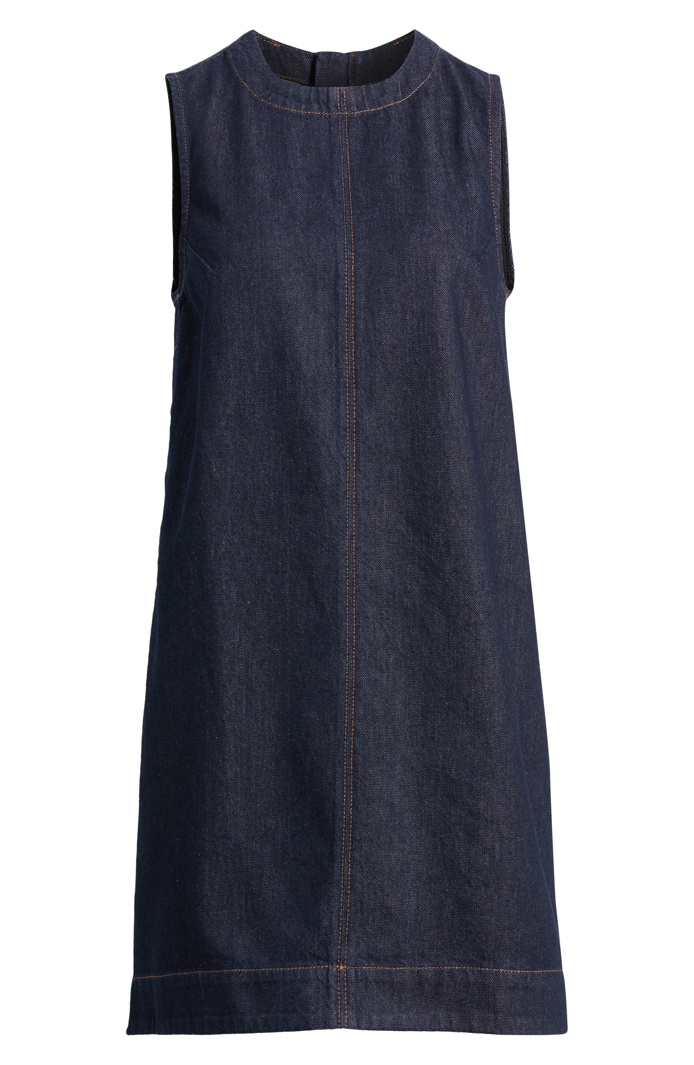 madewell denim shift dress Madewell Denim Seamed Mini Shirtdress in Palermo Wash Women's Dress : 0