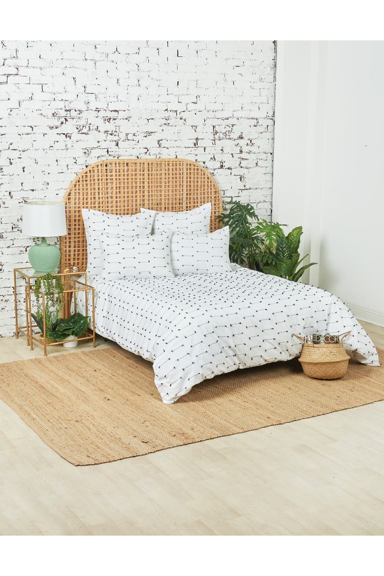 Mel King Duvet Cover, Alternate, color, White
