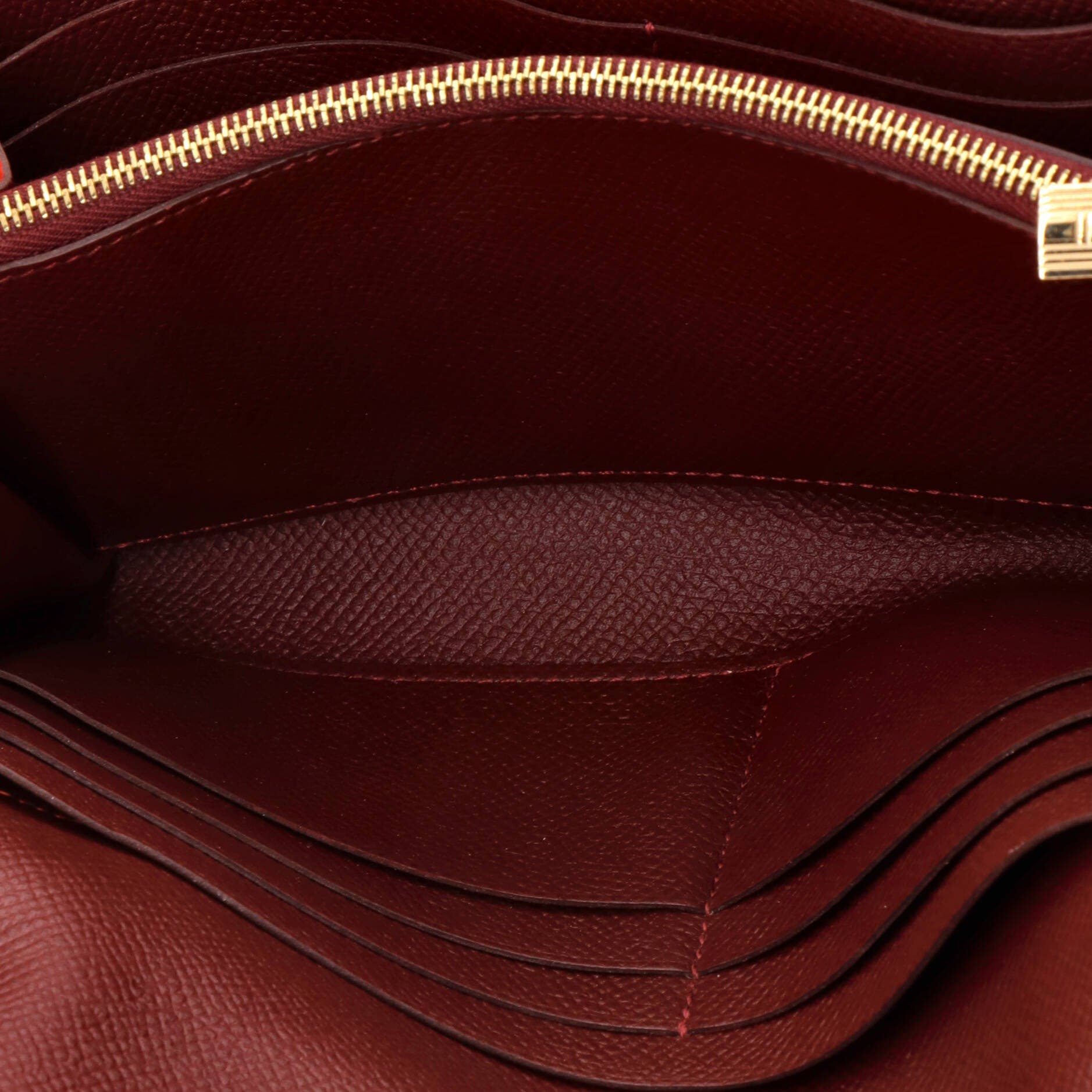 Kelly Wallet Verso Epsom Long, Alternate, color, Red