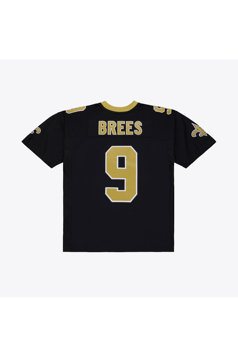 Men's Mitchell & Ness Drew Brees Black New Orleans Saints 2009 Legacy Jersey, Alternate, color, Black
