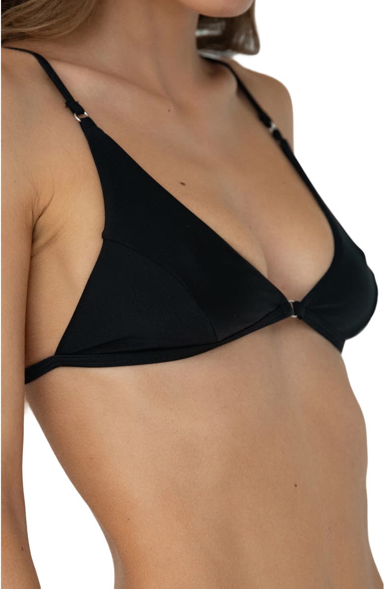 Bright Swimwear Freya Top, Alternate, color, Black