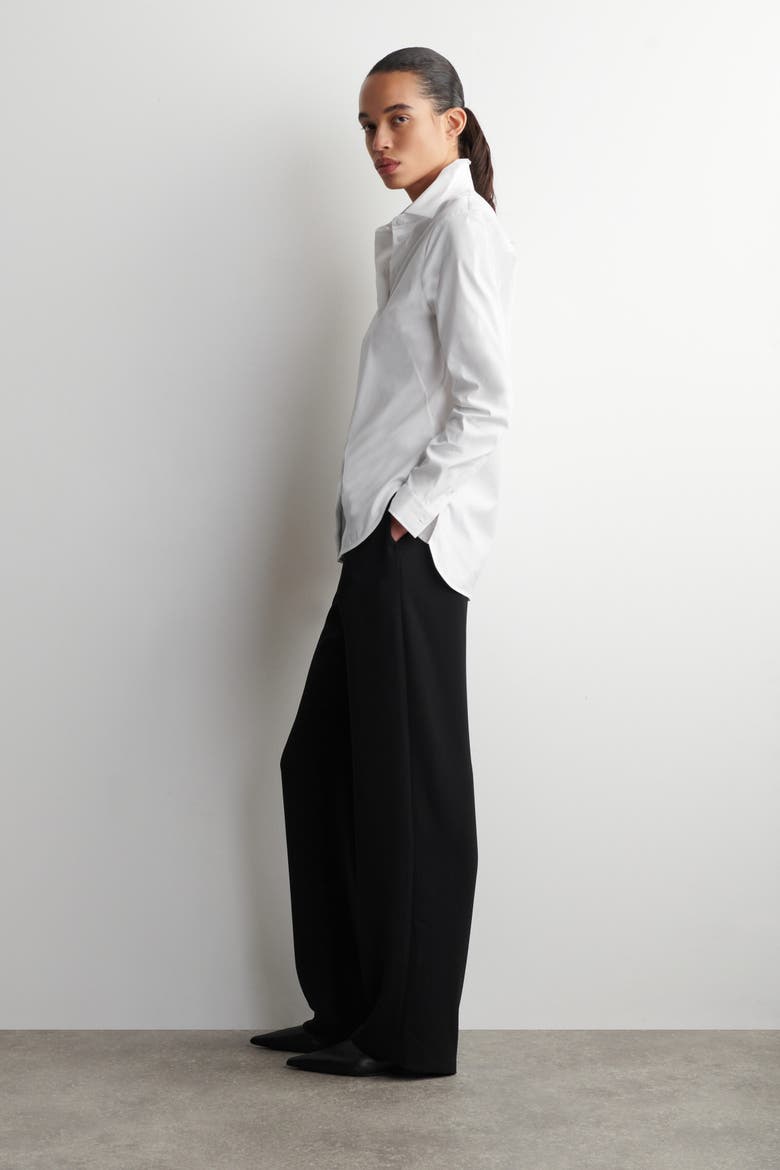 Classic Cotton Shirt, Alternate, color, WHITE