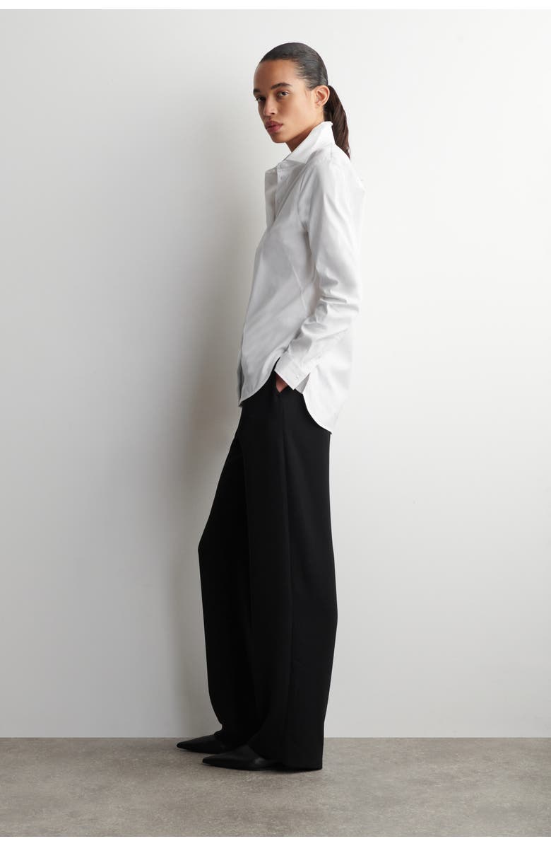 COS Classic Cotton Shirt, Alternate, color, White