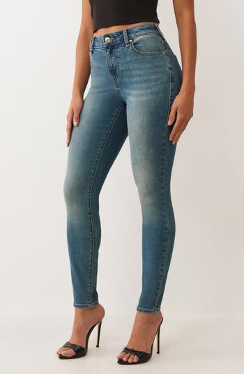 Jennie Crystal Embellished Skinny Jeans