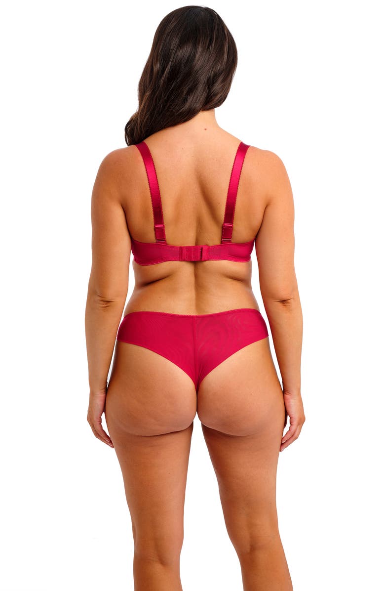 Fantasie Portia Brazilian Cut Briefs, Alternate, color, Red
