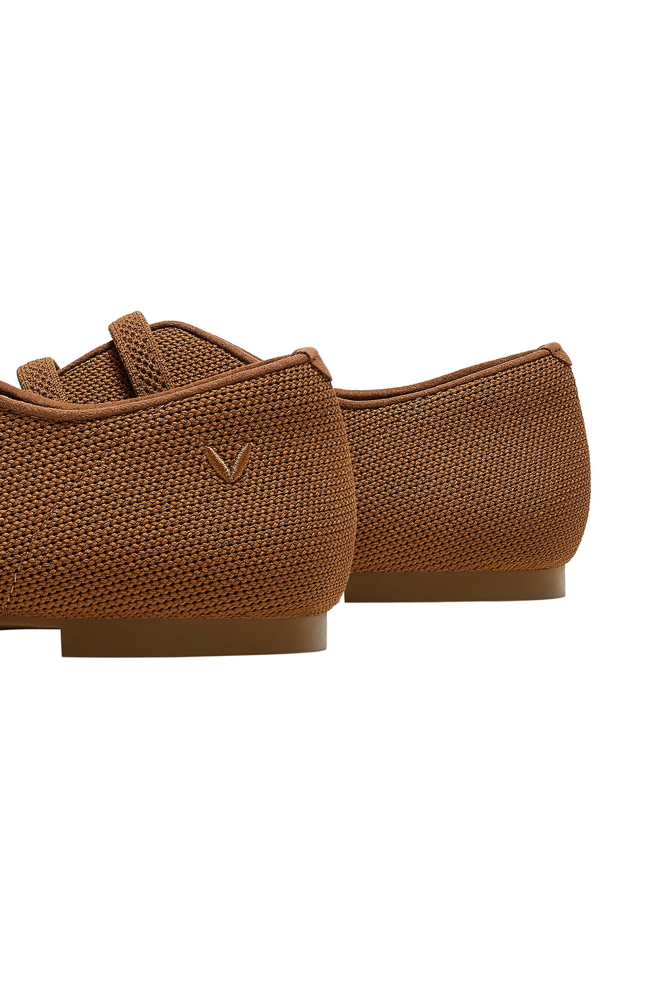 VIVAIA Twin-Strap Flats, Alternate, color, Caramel