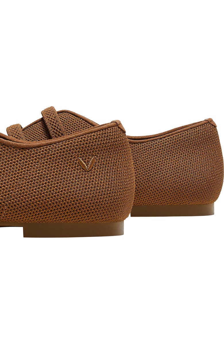VIVAIA Twin-Strap Flats, Alternate, color, Caramel