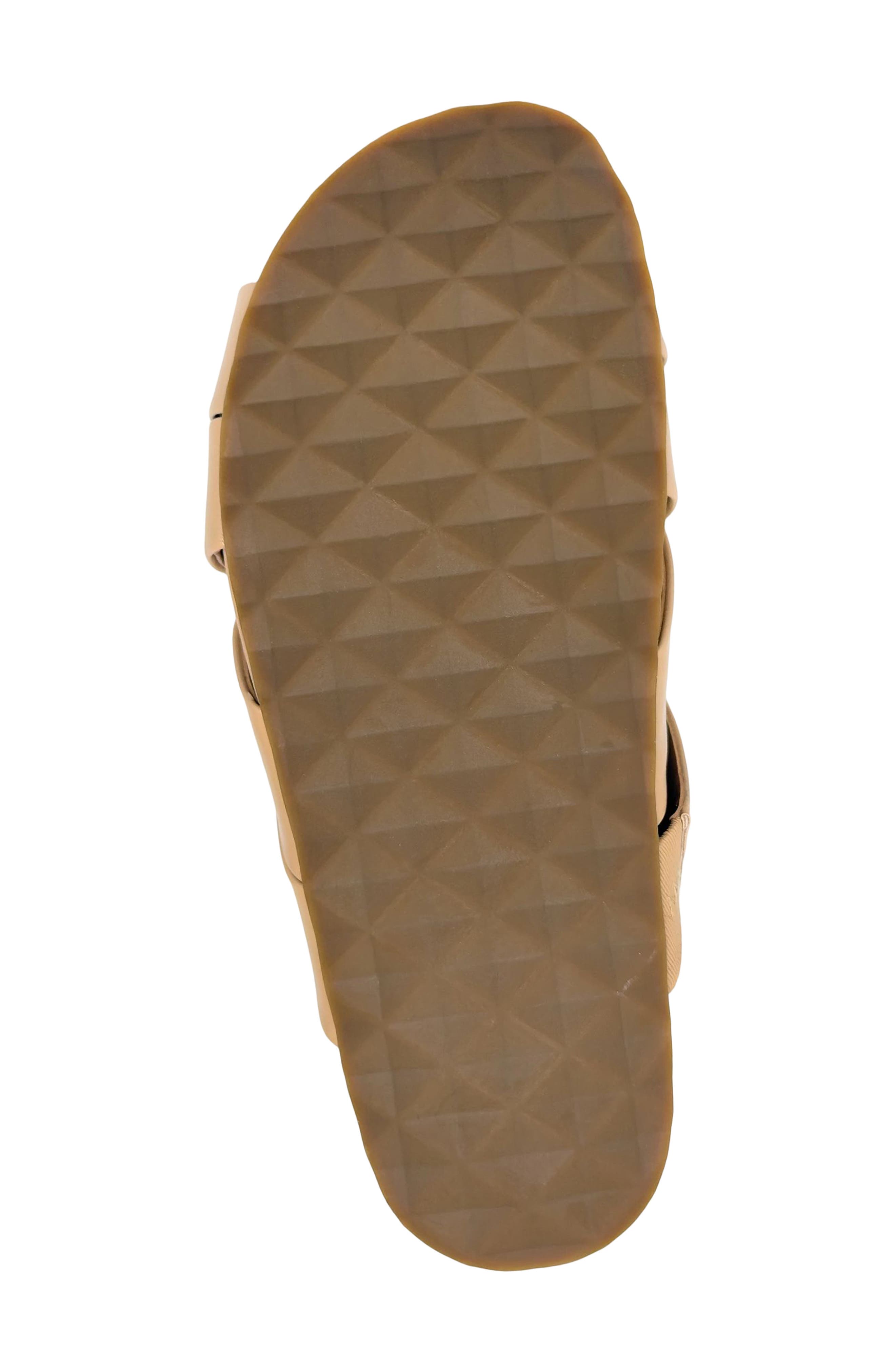 Lecco Woven Slide Sandal, Alternate, color, BEIGE BISQUE FX NAPPA