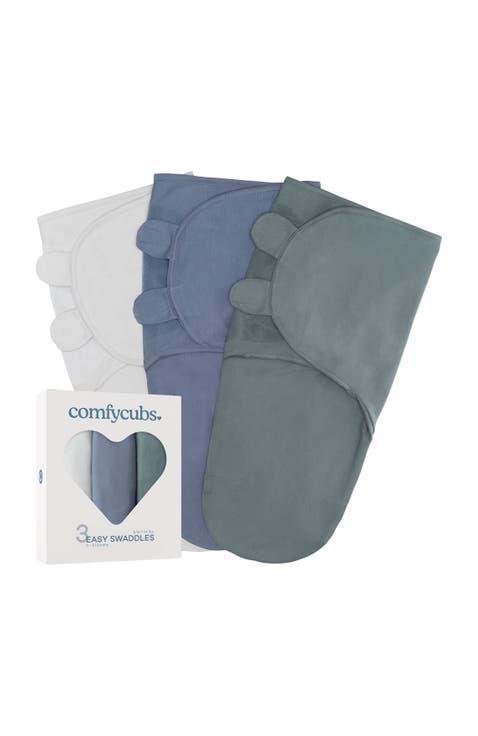 Easy Swaddle Blankets - Pack of 3