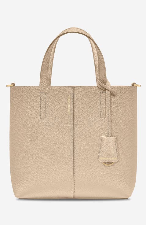 Small Leather Soft Tote