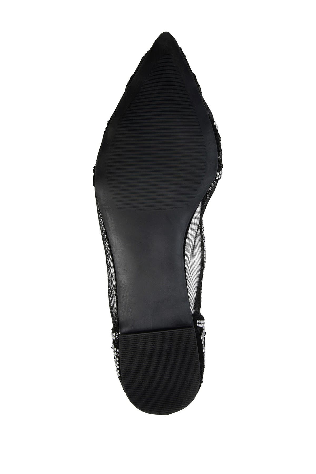 Journee Collection Batavia Rhinestone Flat, Alternate, color, Black