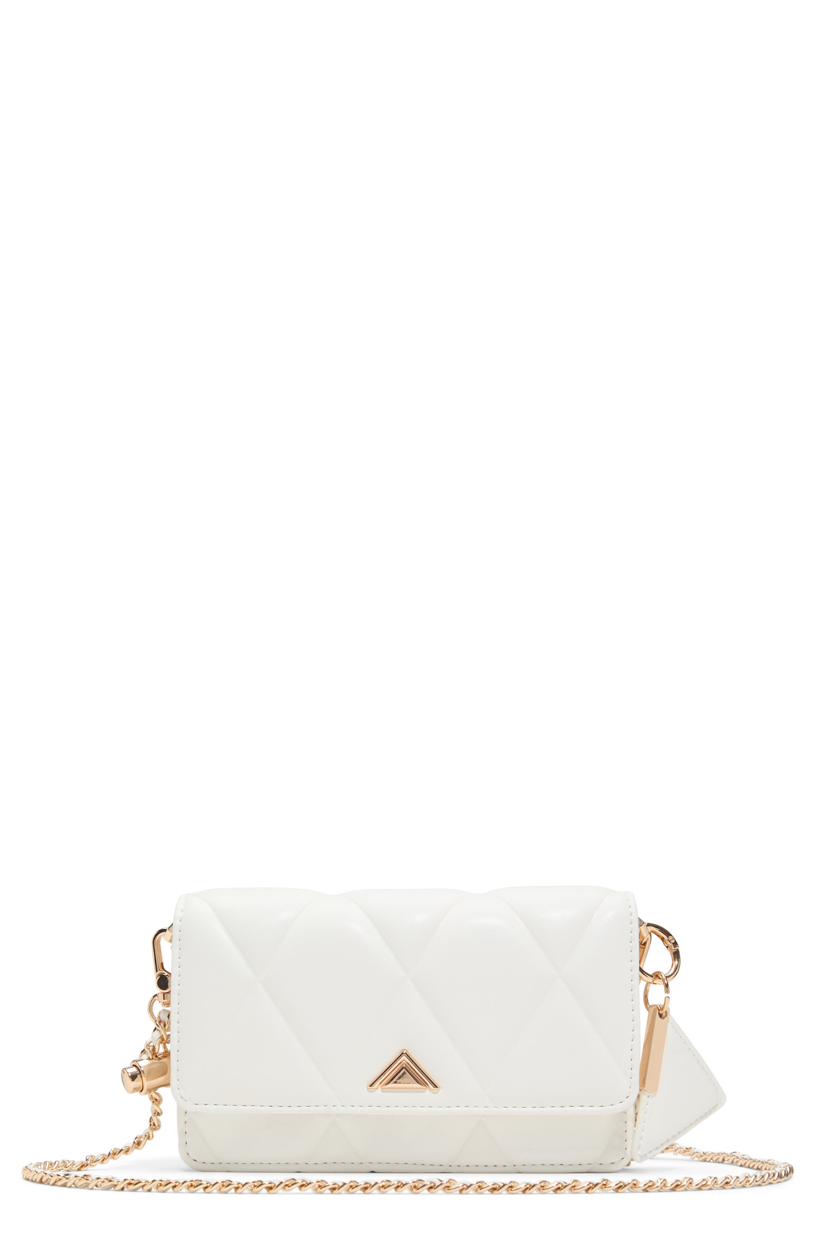 ALDO Fititalllx Diamond Quilted Faux Leather Crossbody Bag, Main, color, 