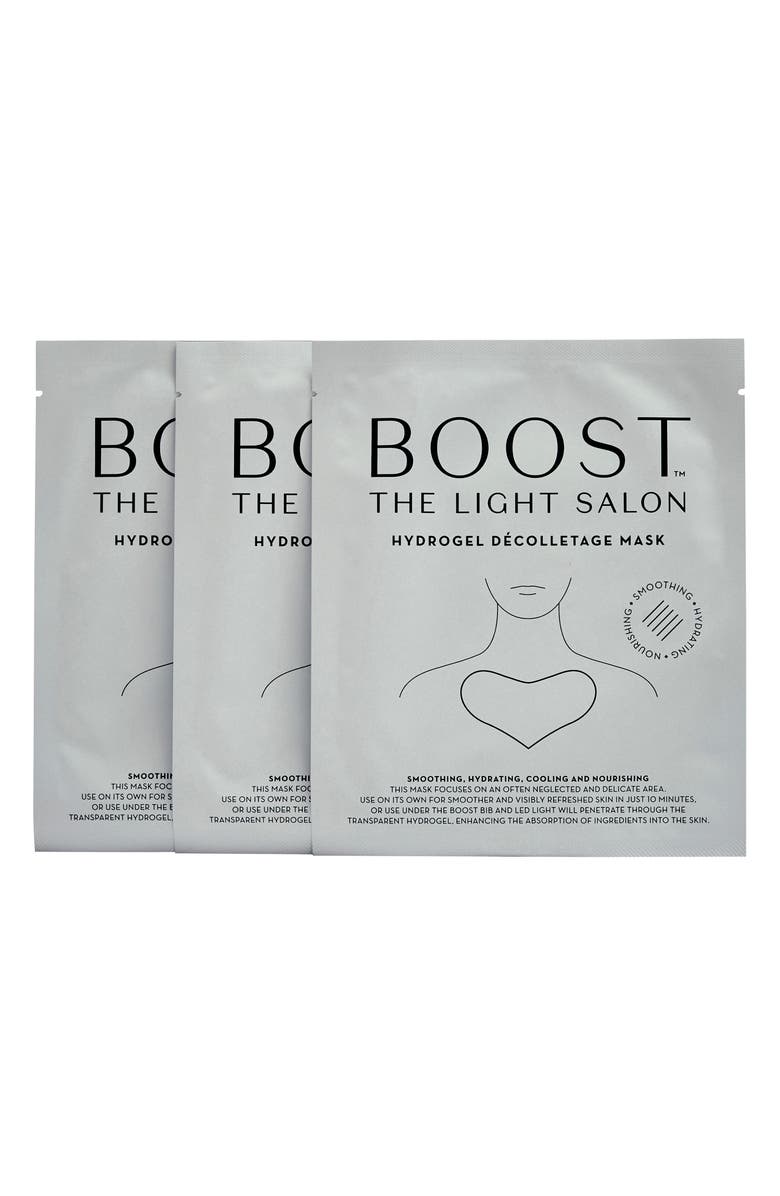 The Light Salon Boost Hydrogel Décolletage Mask, Main, color, 
