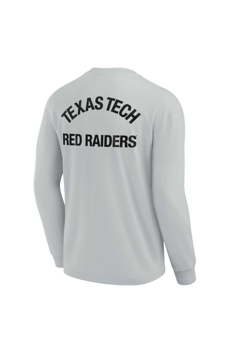 Fanatics Signature Unisex Fanatics Signature Gray Texas Tech Red Raiders Elements Super Soft Long Sleeve T-Shirt, Alternate, color, Gray