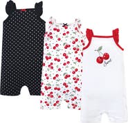 Hudson Baby Essential Cotton Rompers
