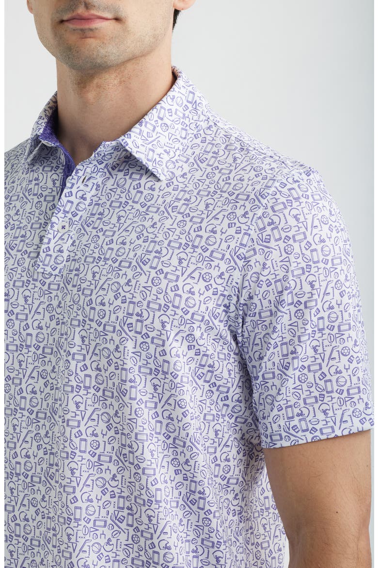 XC+™ Performance Game Day Polo, Alternate, color, PURPLE