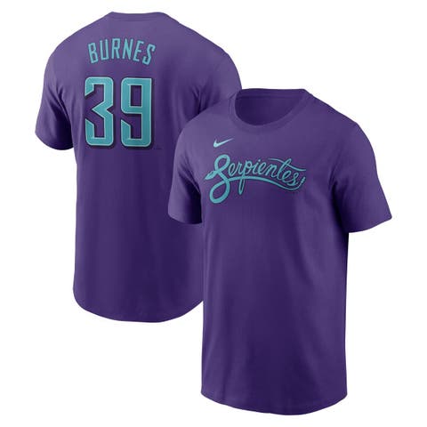 Men
s Nike Corbin Burnes Purple Arizona Diamondbacks 2025 City Connect Fuse Name 
Number T-Shirt