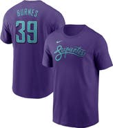Nike Men's Nike Corbin Burnes Purple Arizona Diamondbacks 2025 City Connect Fuse Name & Number T-Shirt
