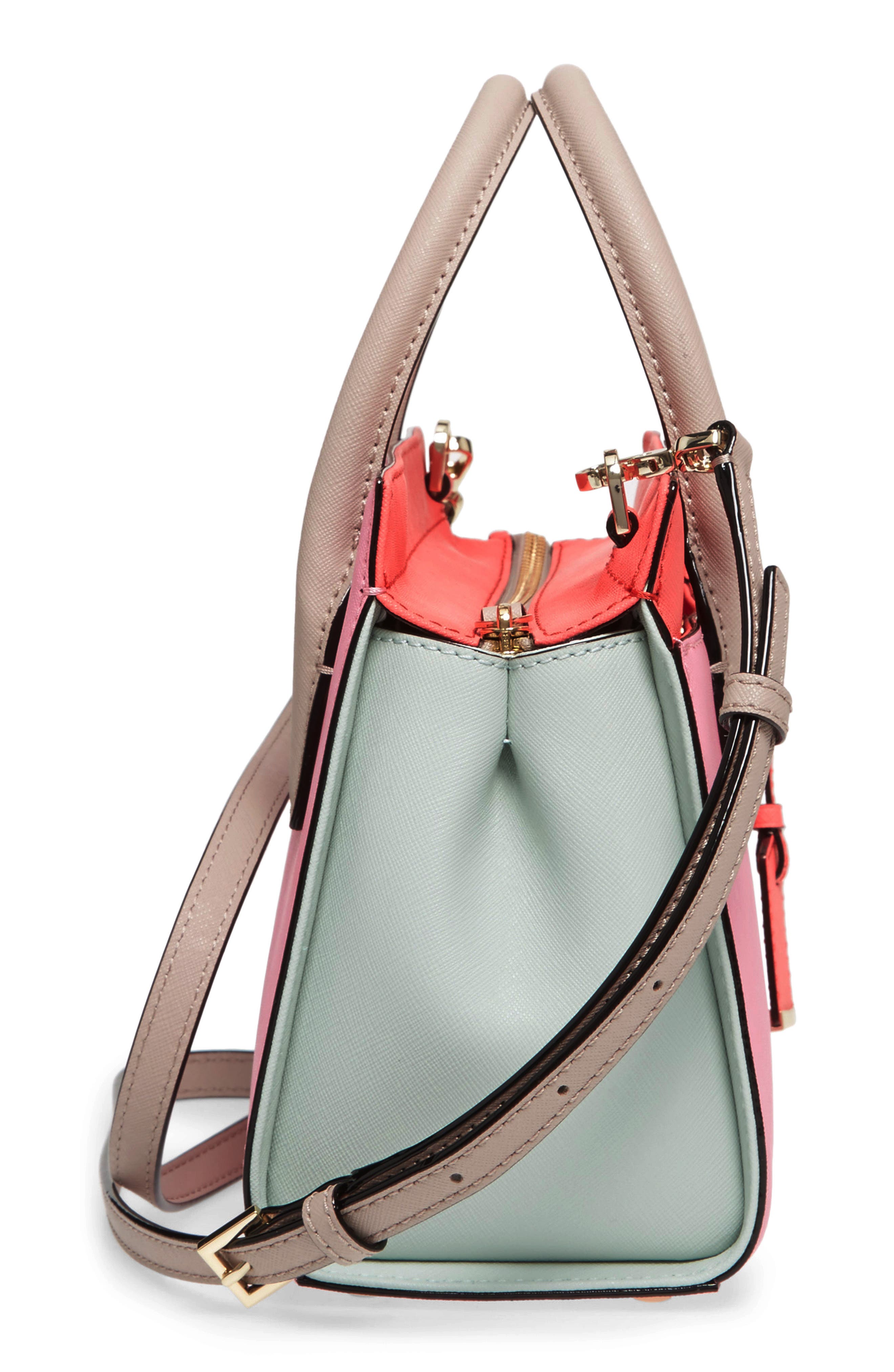 Kate Spade New York 'cameron street - mini candace' leather satchel, Alternate, color, 