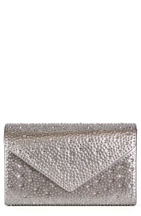 Rhinestone Envelope Clutch