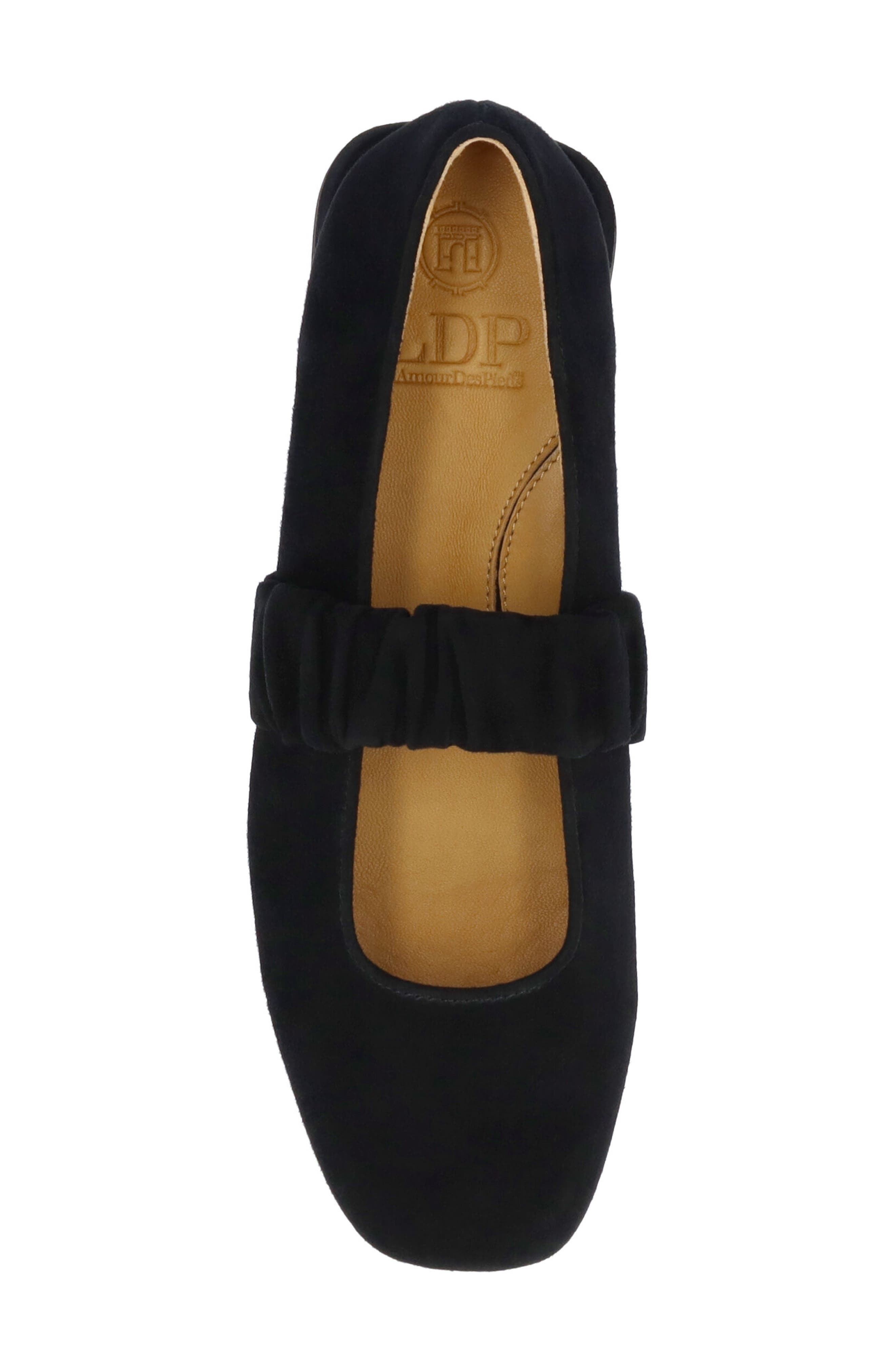 L
Amour des Pieds Tavian Mary Jane Flat, Alternate, color, Black