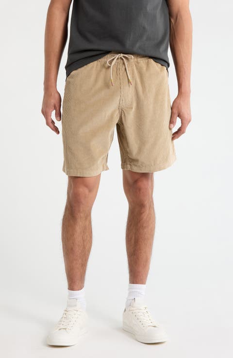 Yuma Cotton Corduroy Drawstring Shorts