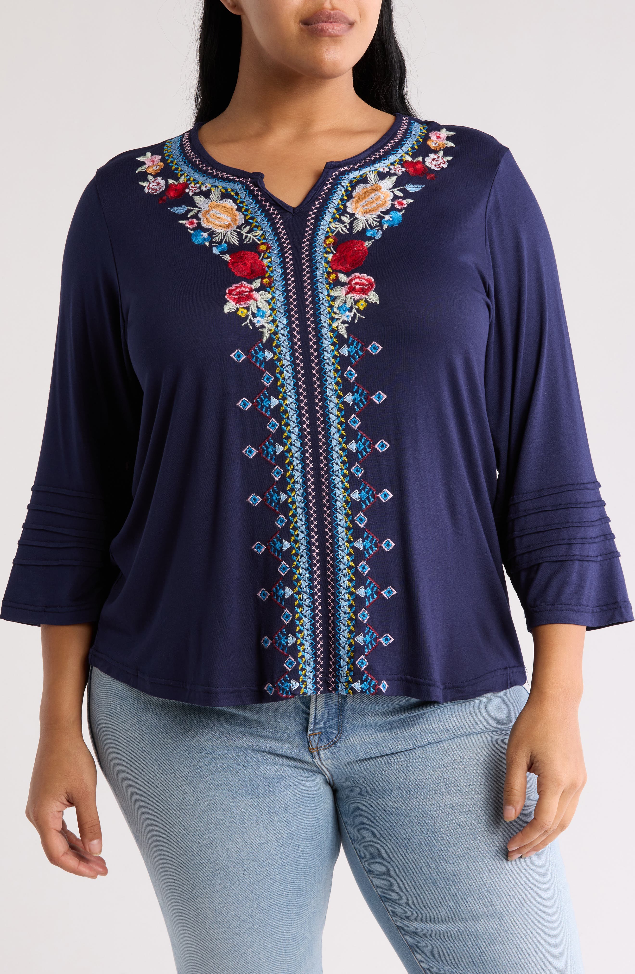 Forgotten Grace Embroidered Blouse