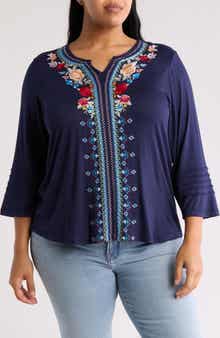 Forgotten Grace Embroidered Blouse