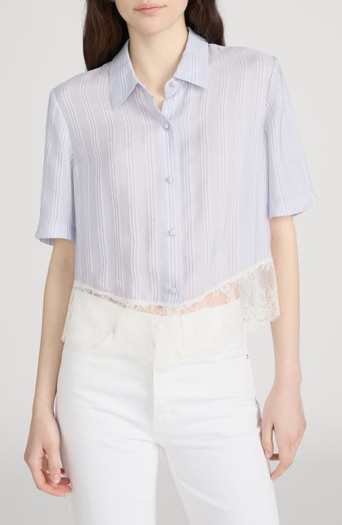 The Stripe Silk Shirt