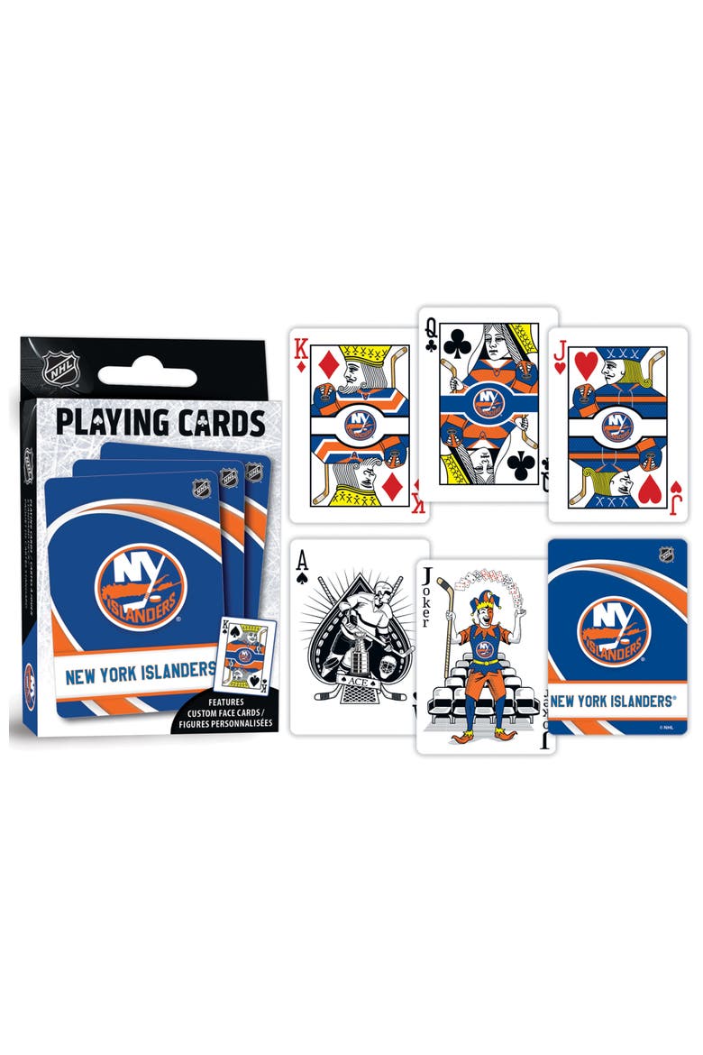 New York Islanders Playing Cards, Alternate, color, Multicolor
