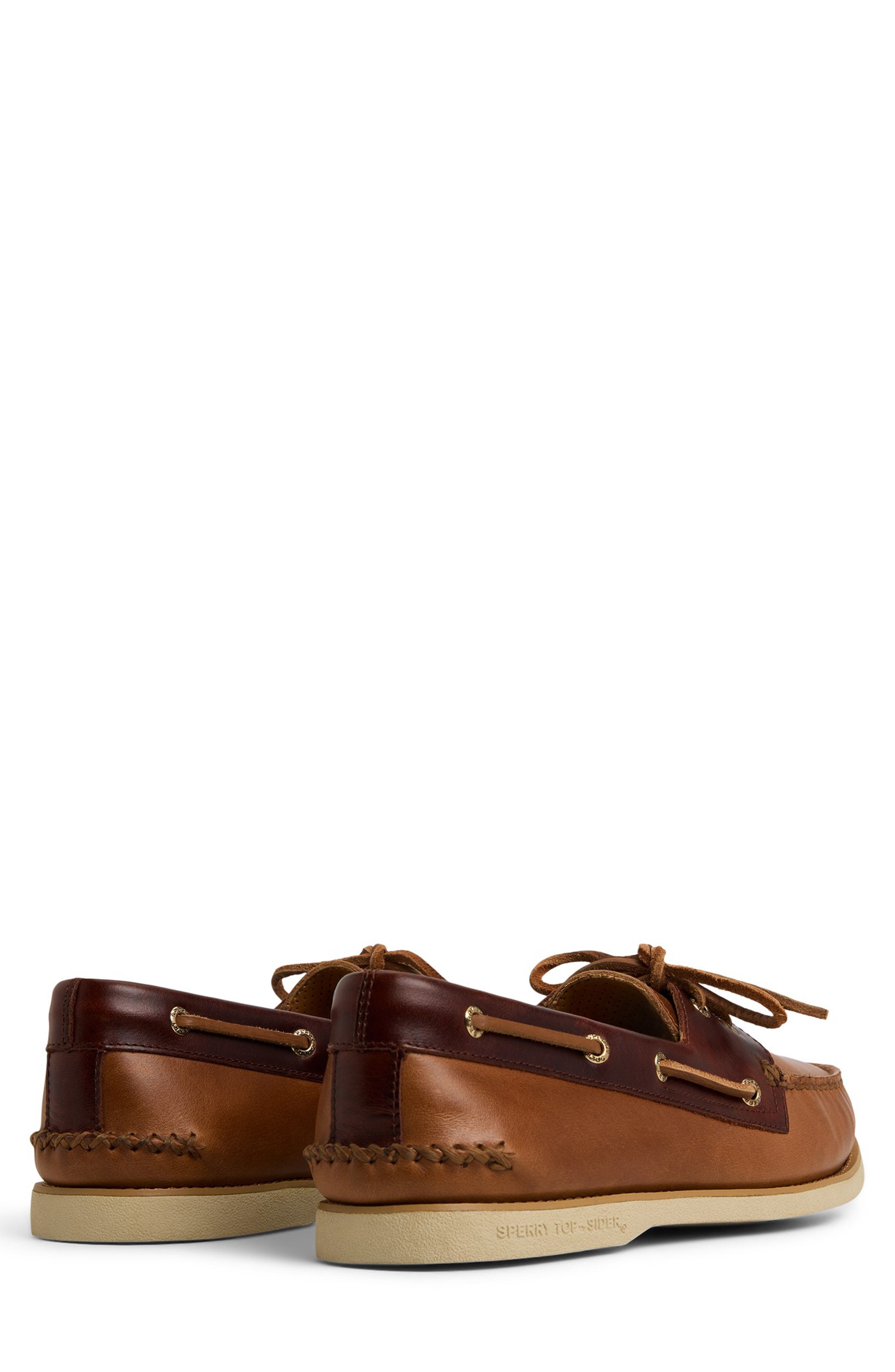 Gold Cup Authentic Original 2-Eye Boat Shoe, Alternate, color, TAN COMBO