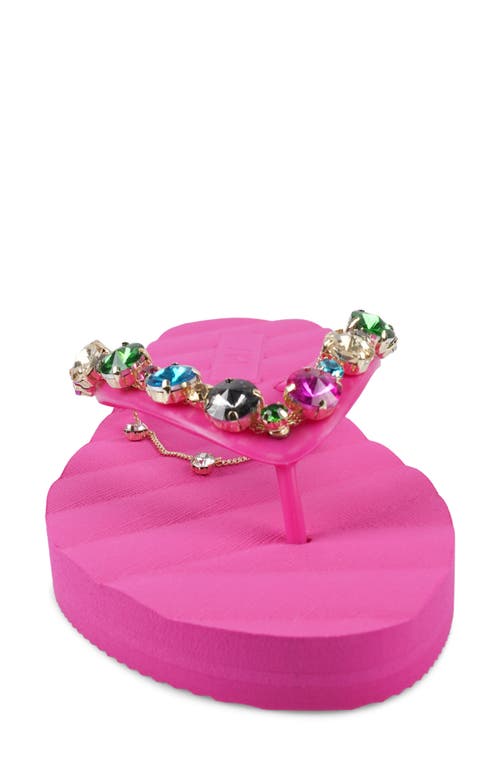 Zigi Quentin Flip Flop In Fuchsia
