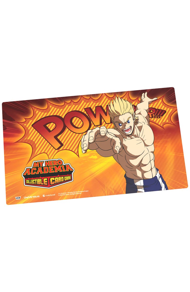 UniVersus My Hero Academia Collectible Card Game Mirio Togata Playmat, Main, color, Multicolored