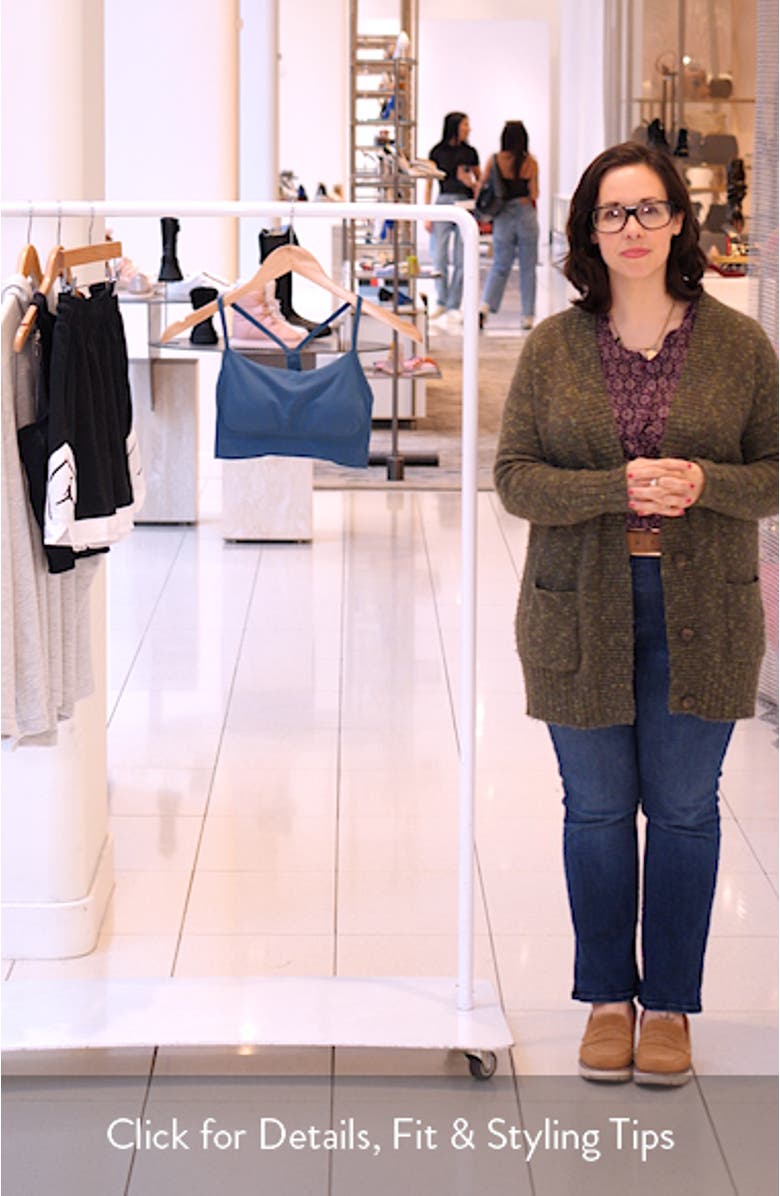 Spirit Restored Racerback Sports Bra, sales video thumbnail