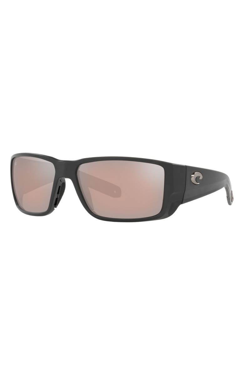 Costa Del Mar Fantail PRO 60mm Polarized Sunglasses, Alternate, color, Black Silver