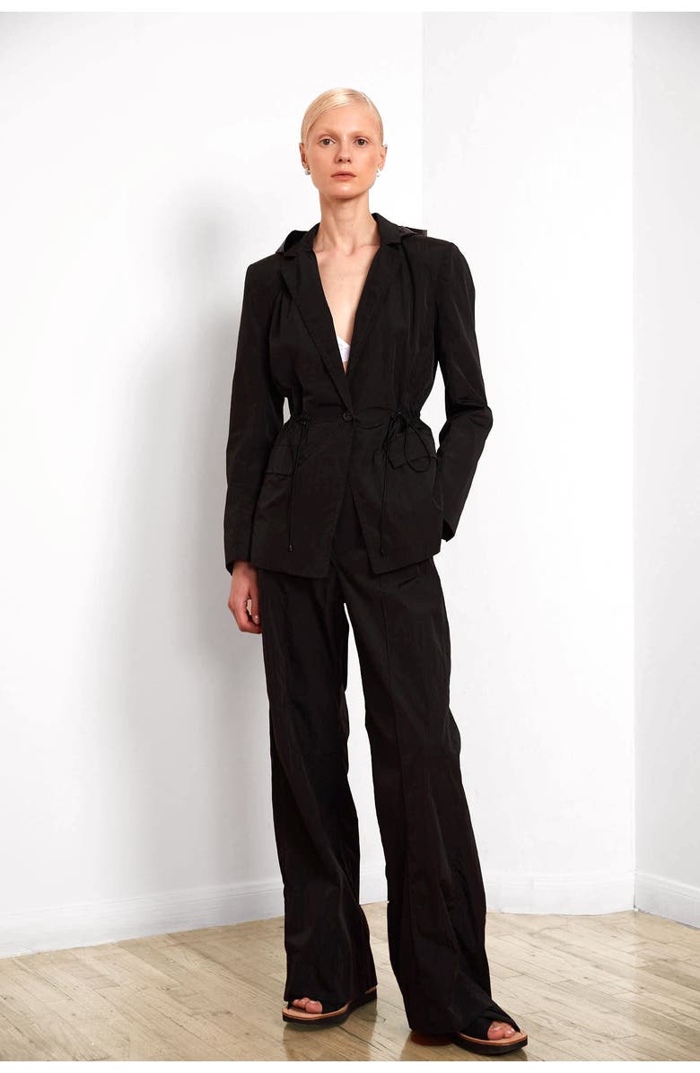 CAALO Water Resistant Travel Blazer, Alternate, color, Black