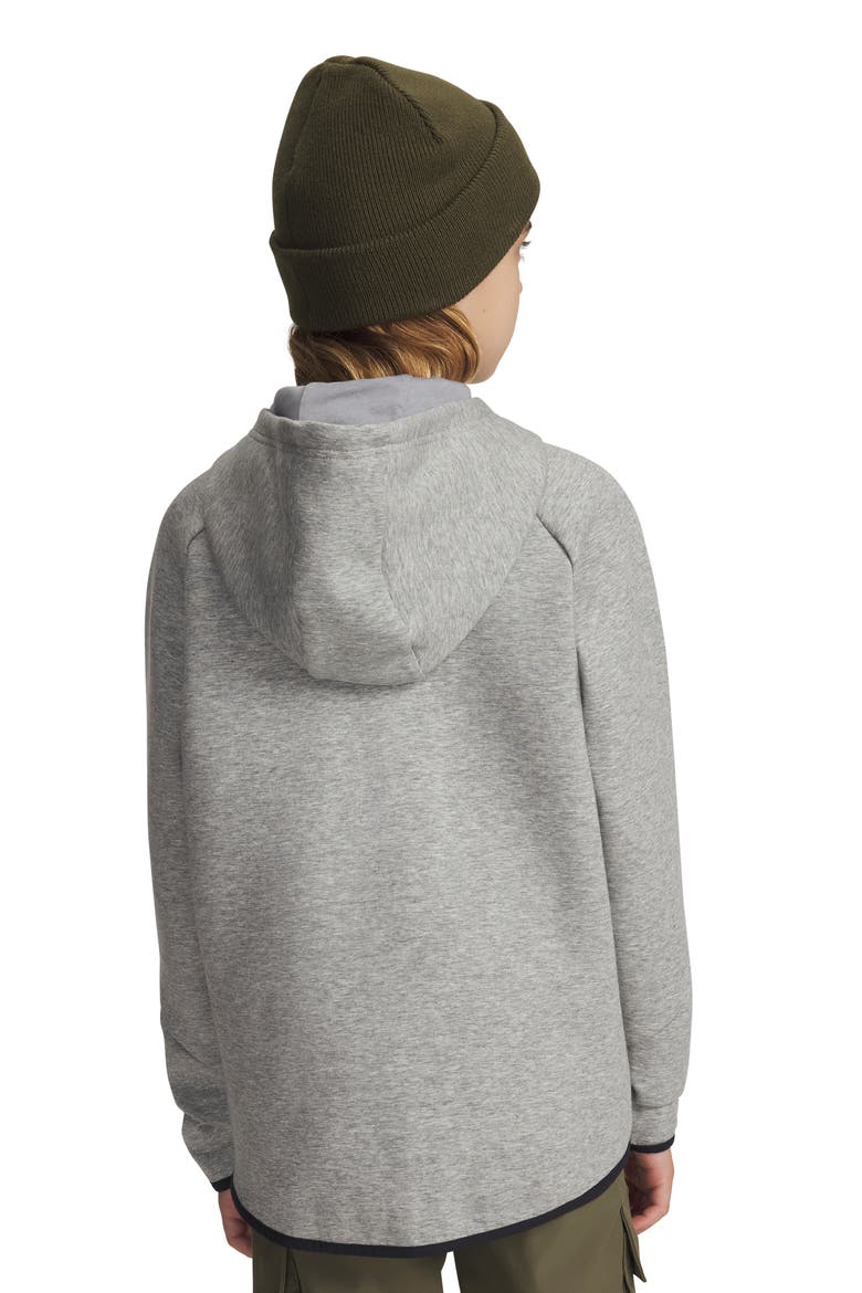 Kids' Unstoppable Fleece Hoodie, Alternate, color, MOD GRAY LIGHT HEATHER