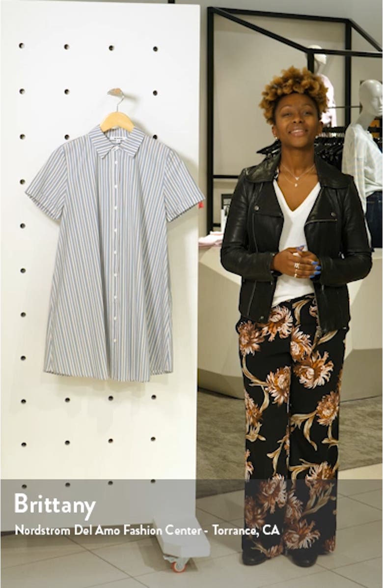 BB Dakota Stripe A Personality Shirtdress, sales video thumbnail