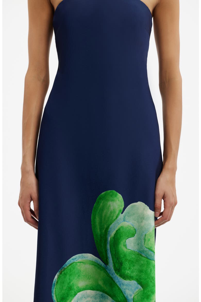Esme Strapless Dress, Alternate, color, APPLE DAZE FLORAL