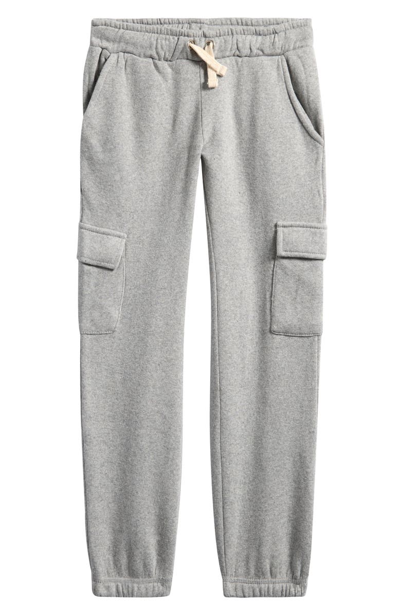 Vintage Havana Kids' Cargo Joggers, Main, color, Heather Grey