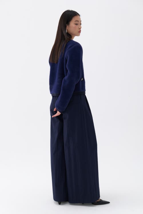NOCTURNE NOCTURNE PLEATED WIDE LEG PANTS 