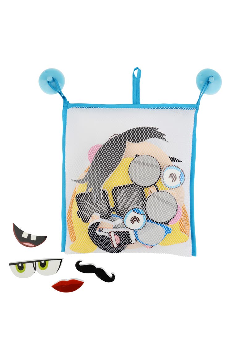 Silly Faces Bath Time Stickers, Alternate, color, Multicolored