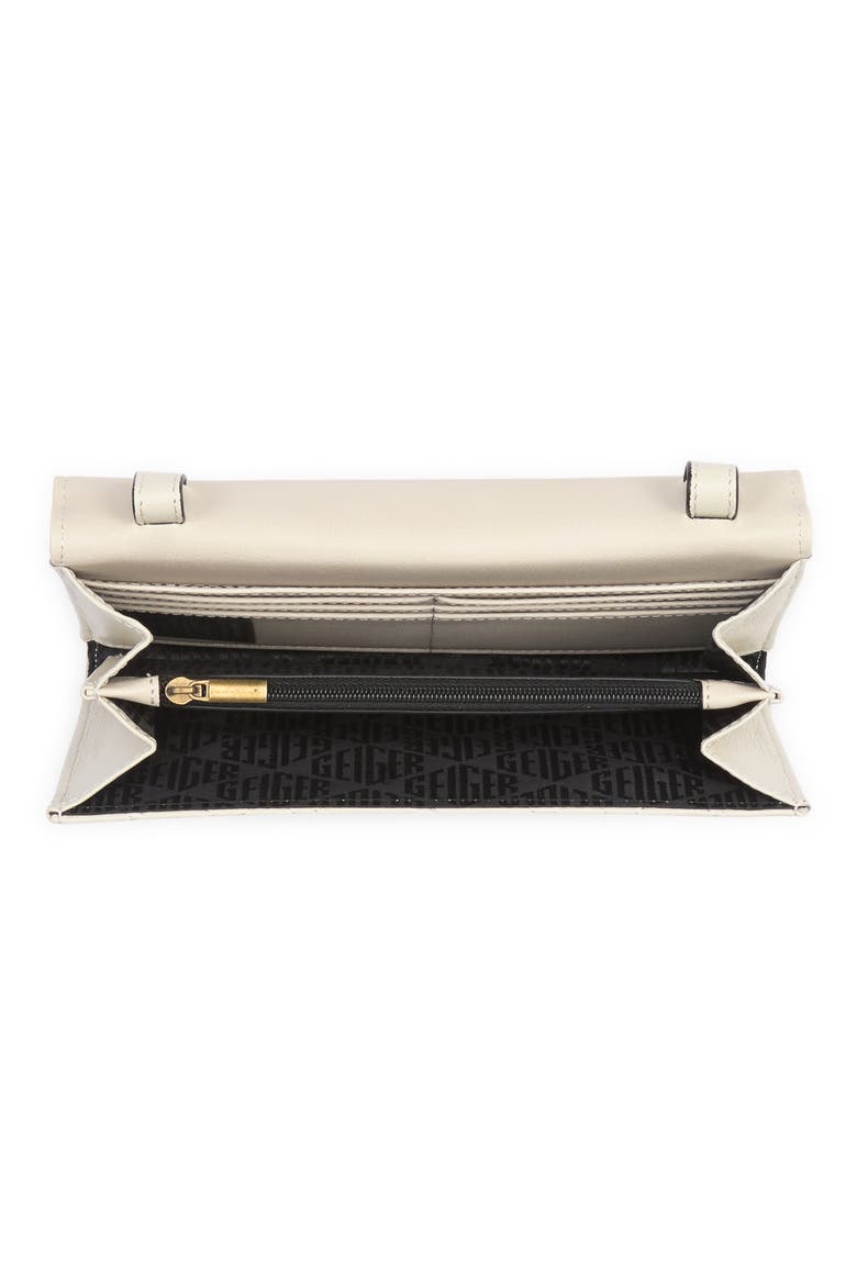 KURT GEIGER Brixton Chain Wallet, Alternate, color, BONE